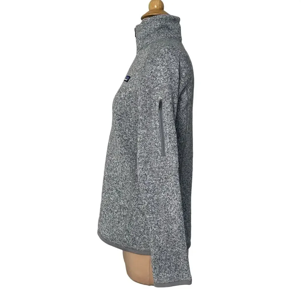PATAGONIA Women's Better Sweater 1/4-Zip Fleece Pullover Recycled Fabric Size S - Picture 8 of 9